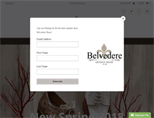 Tablet Screenshot of belvedereshoes.com